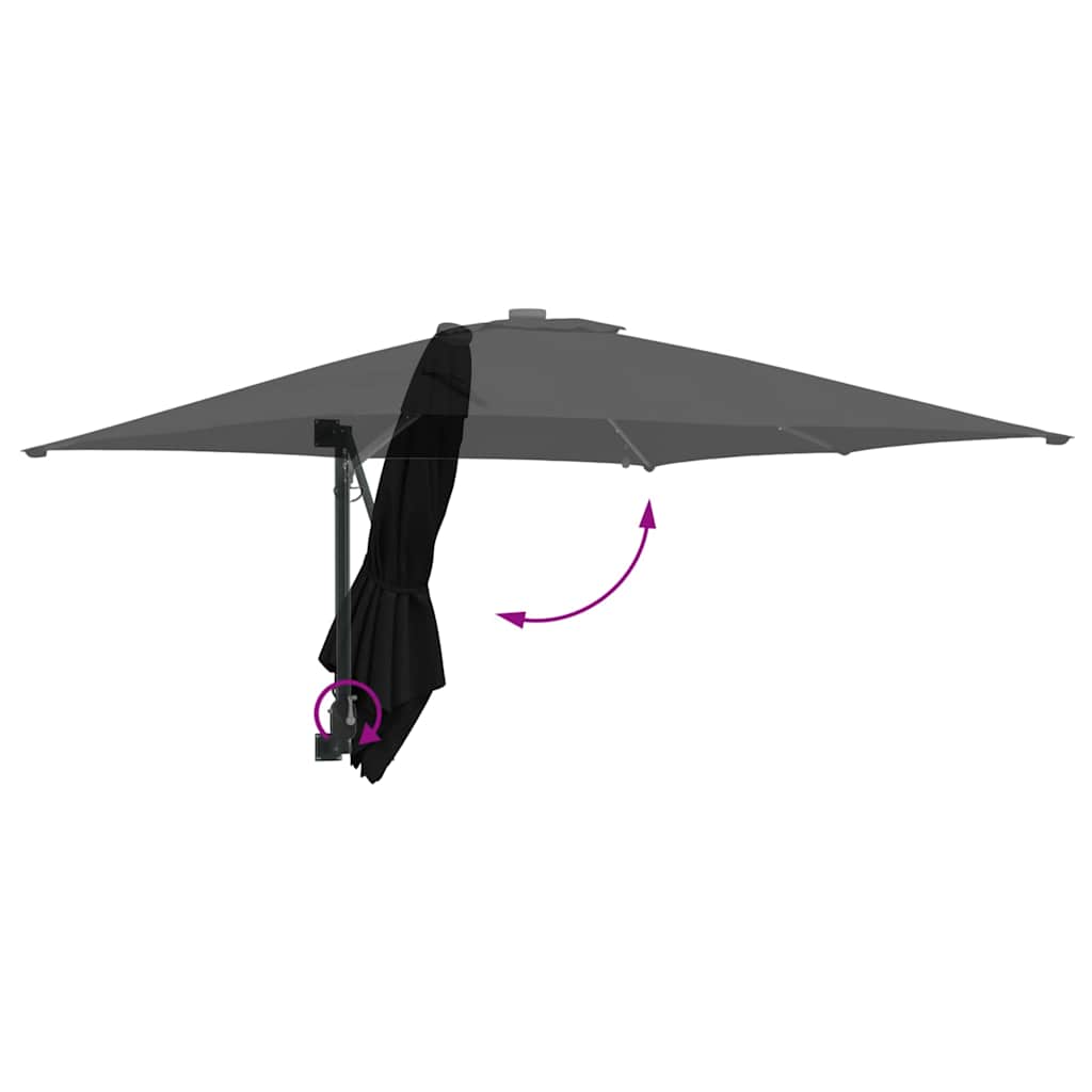 Garten-Sonnenschirm Sand 248,5 x 247,5 x 160 cm