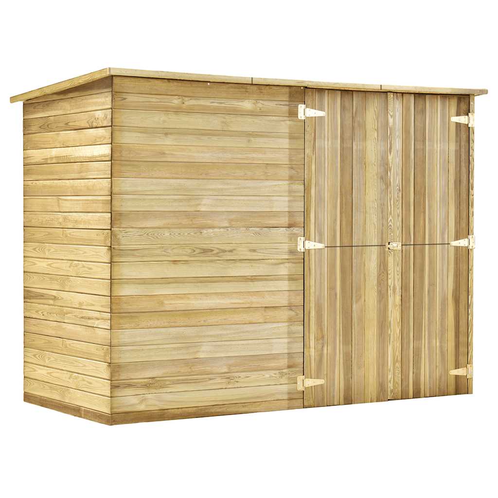 Garten-Geräteschuppen 123x50x171 cm Kiefernholz Imprägniert