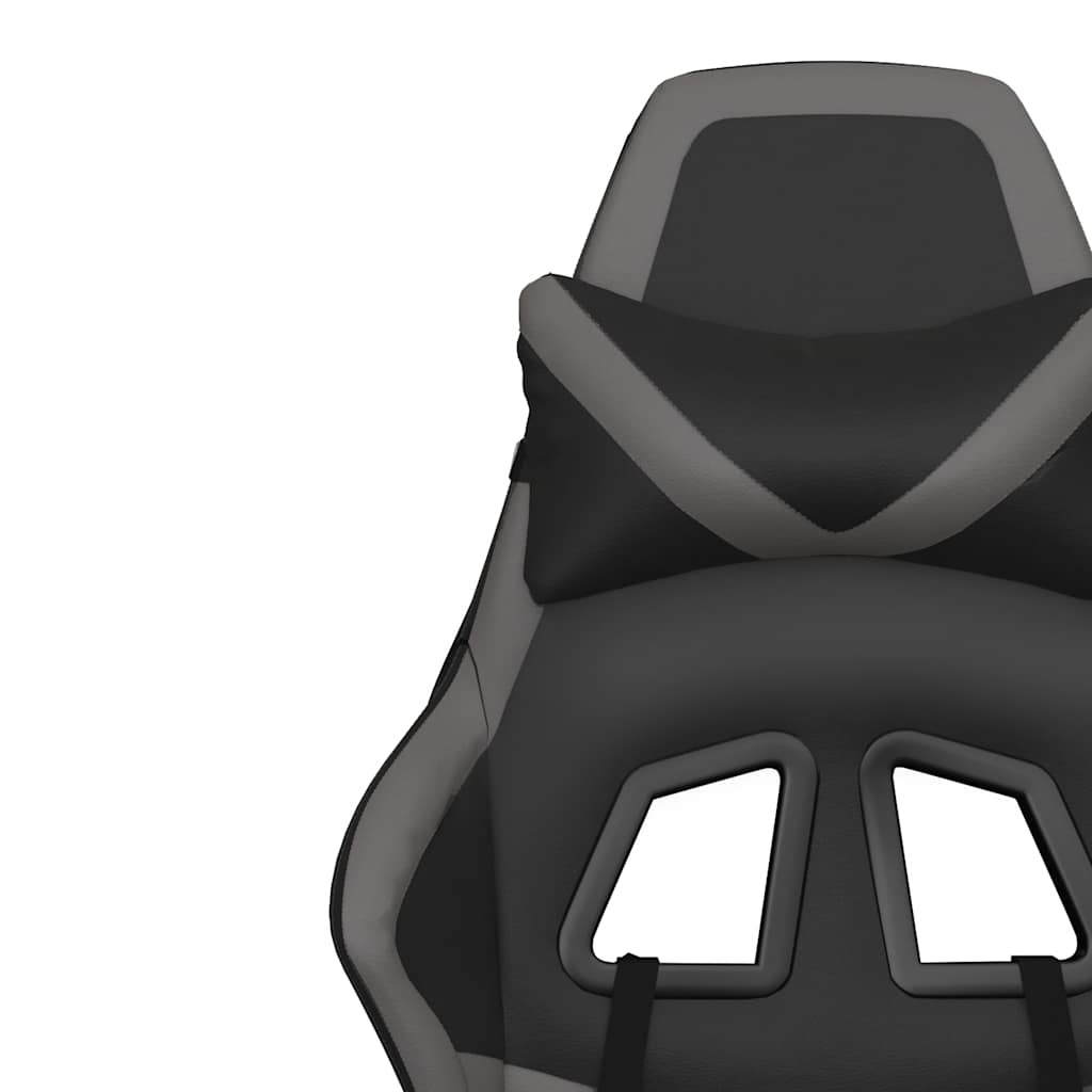 Gaming-Stuhl mit Massagefunktion Schwarz und Grün Kunstleder