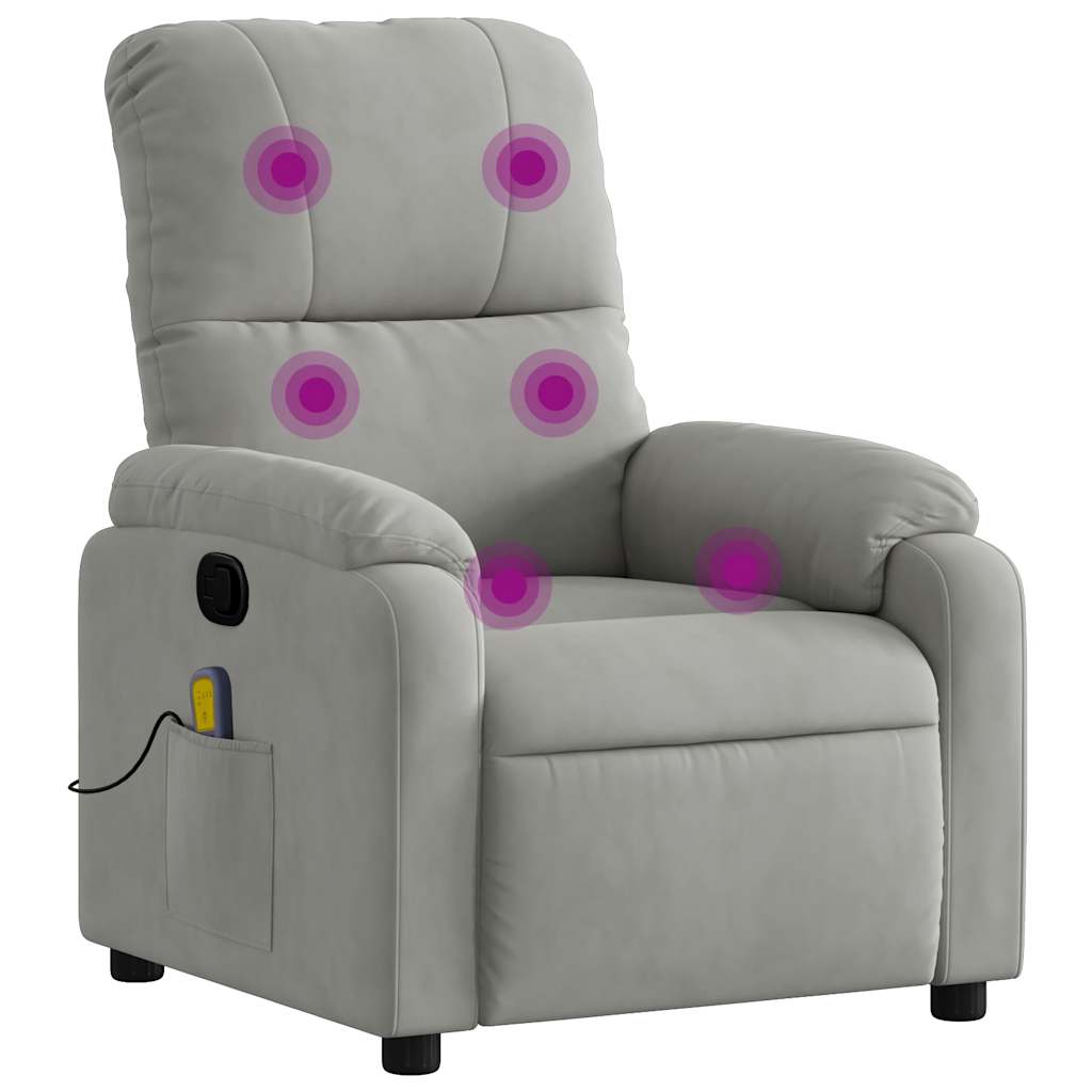 Relaxsessel Elektrisch Braun Mikrofasergewebe