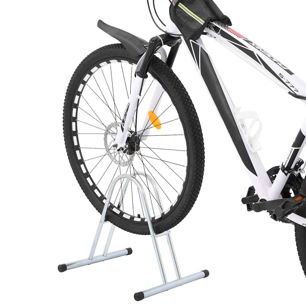 Fahrradständer für 2 Fahrräder Verzinkter Stahl