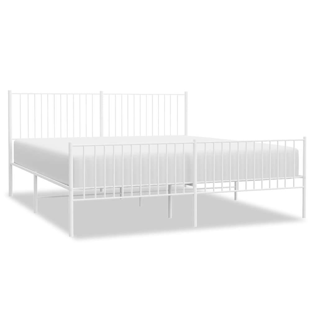 Bettgestell Metall Schwarz 75x190 cm