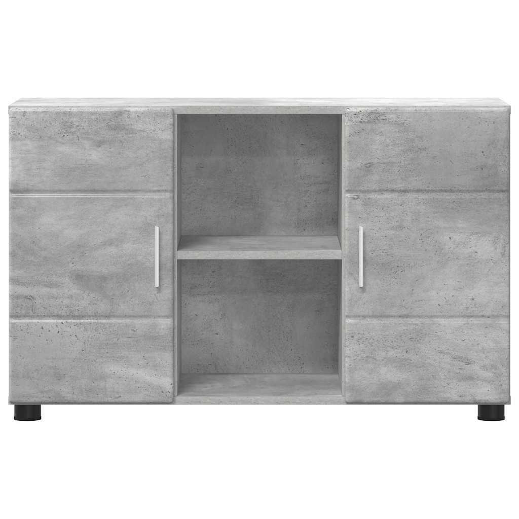 Highboard mit Regal FLORIN Weiß 60 x 35 x 182 cm Holzwerkstoff