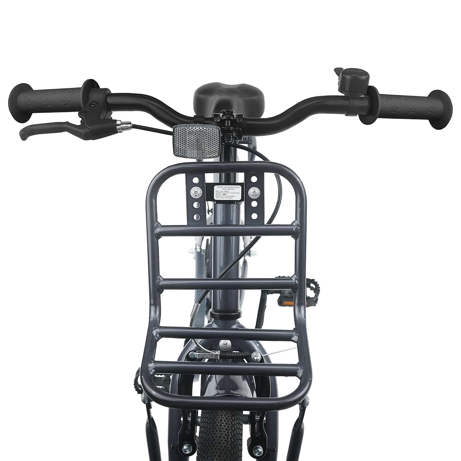 Kinderfahrrad 12 Zoll für 2-4 Jahre alt Schwarz