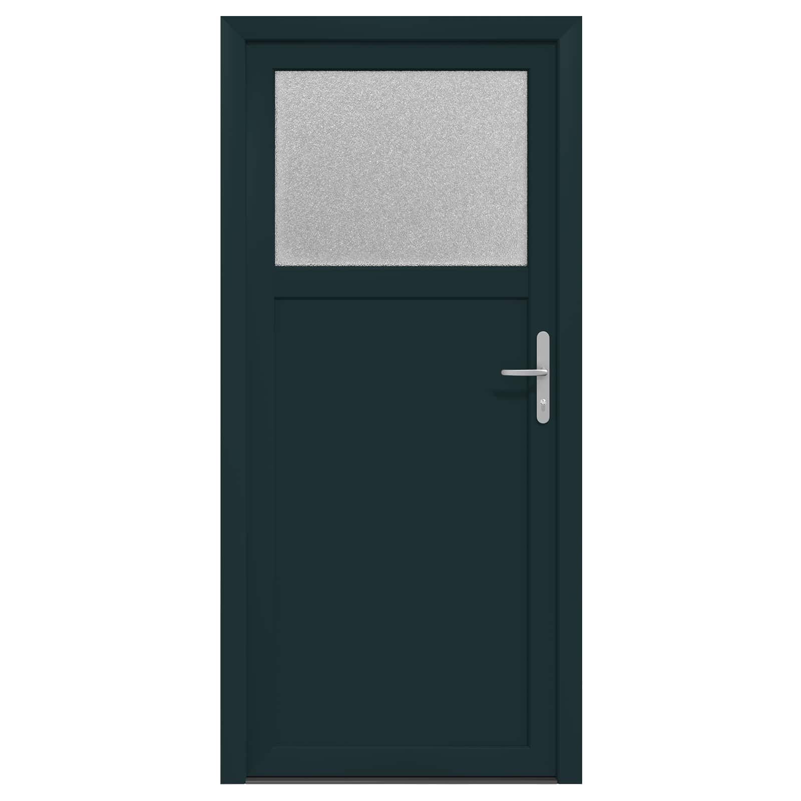 Seiteneingangstür Anthrazit 98 x 198 cm PVC