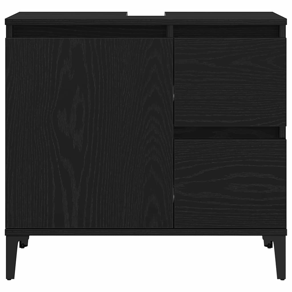 Badschrank Weiß 65x33x60 cm Holzwerkstoff