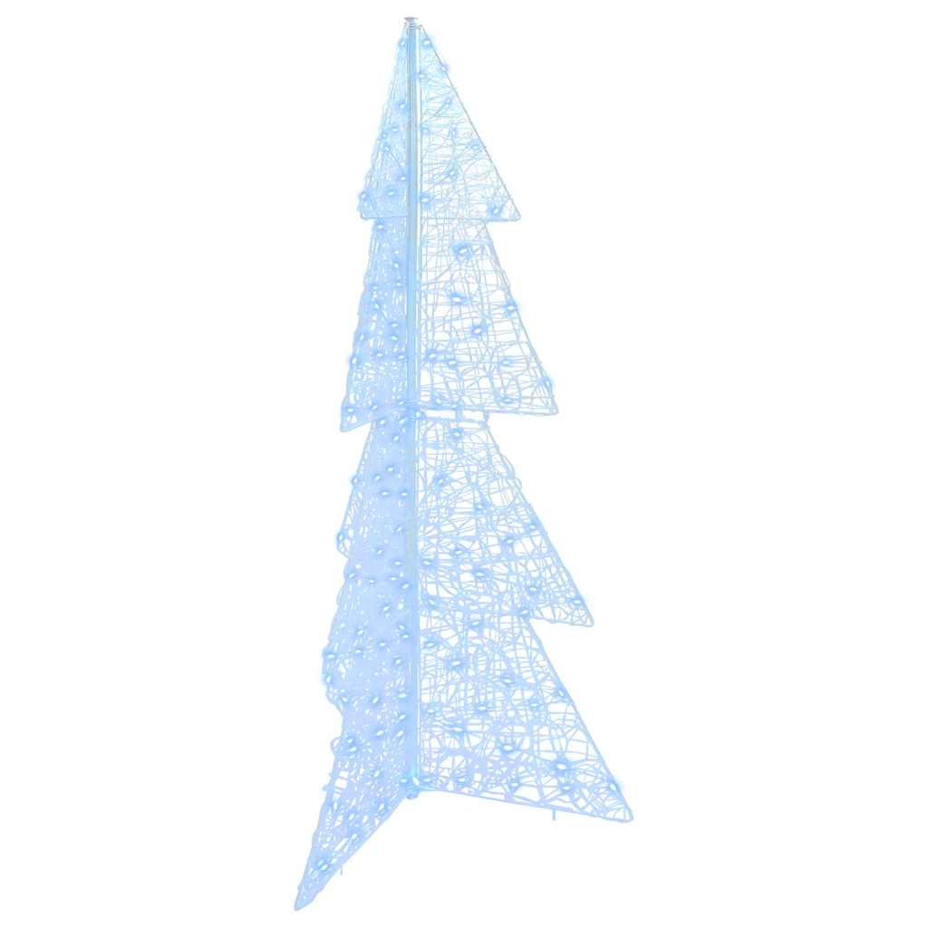 Weihnachtsbaum mit 100 LEDs Warmes Weiß 120 cm Acryl