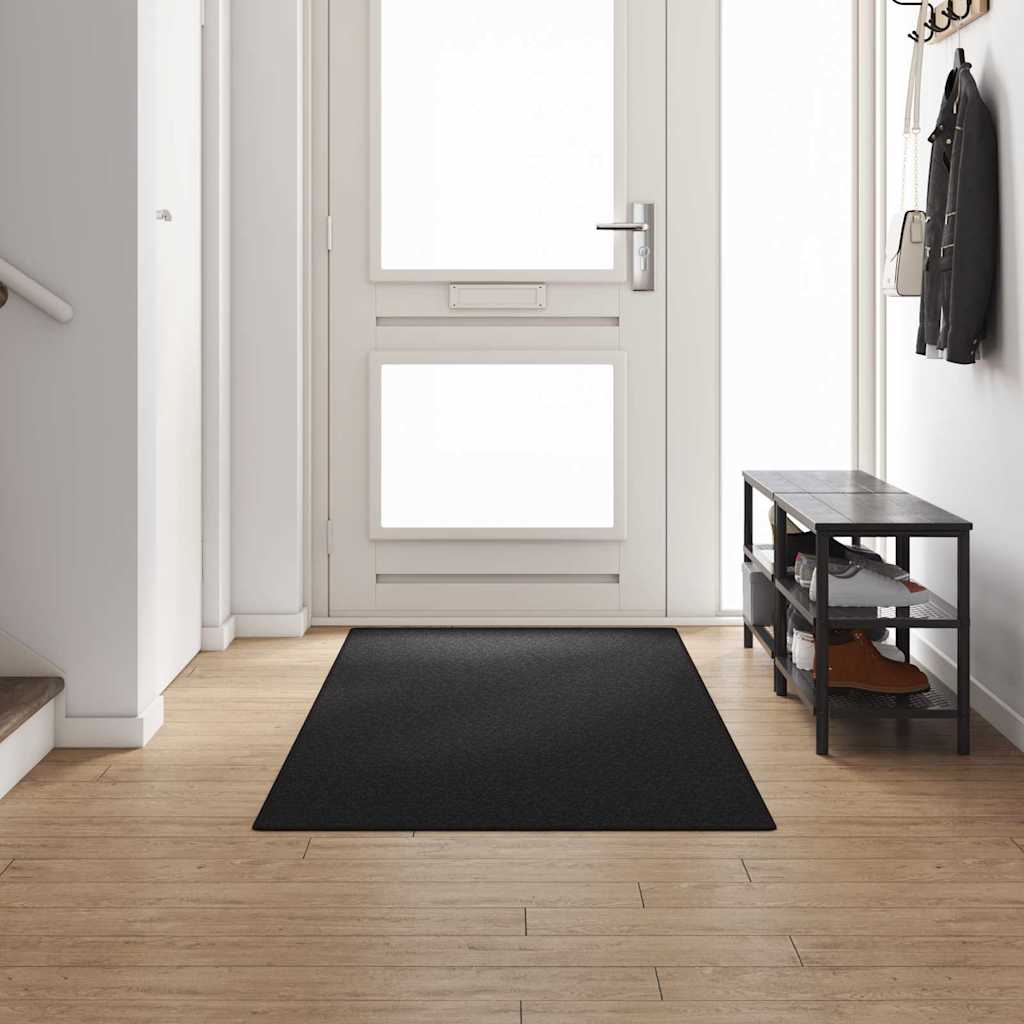 Teppichläufer Anthrazit 80 x 500 cm 100% Polypropylen
