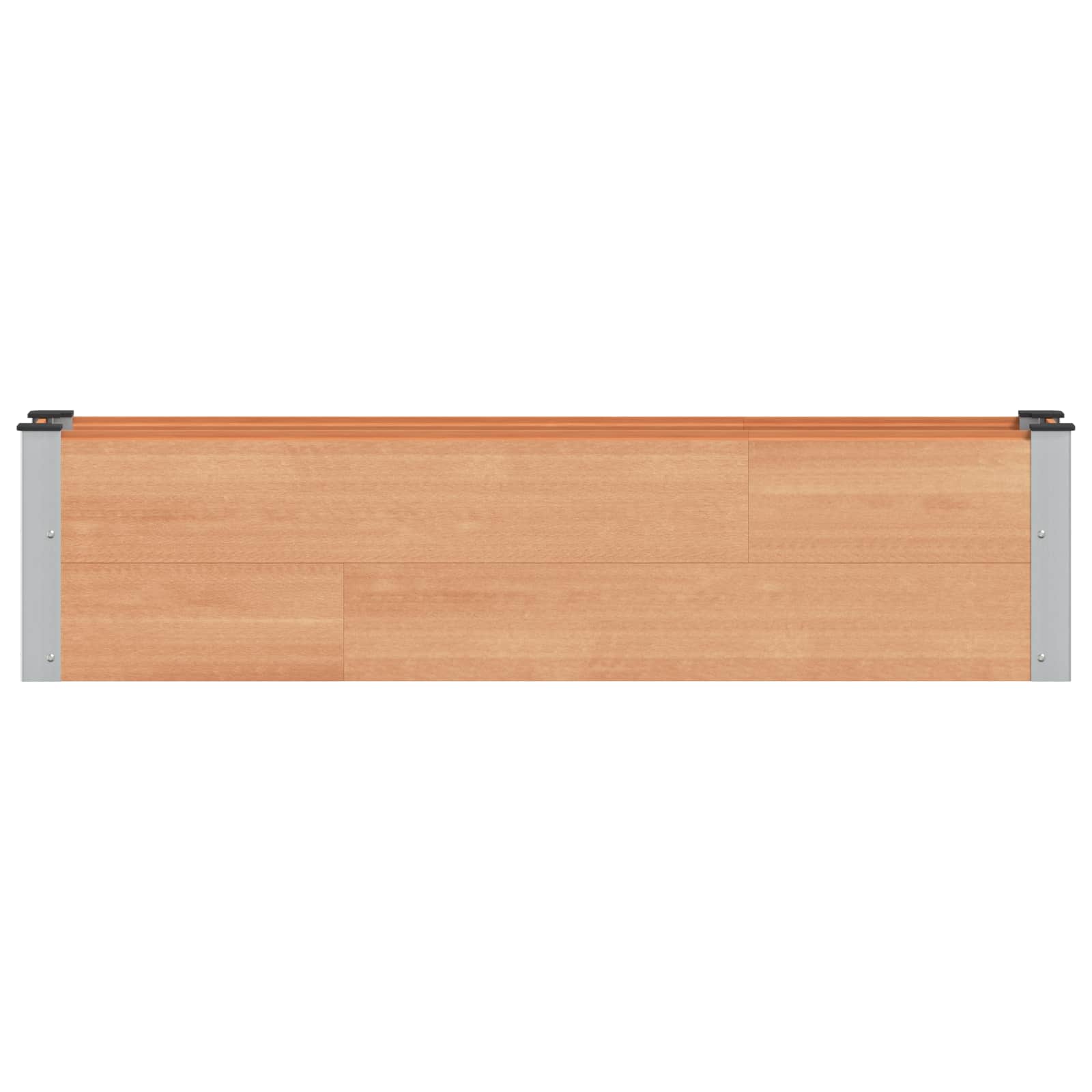 Garten-Hochbeet 200x50x54 cm WPC Grau