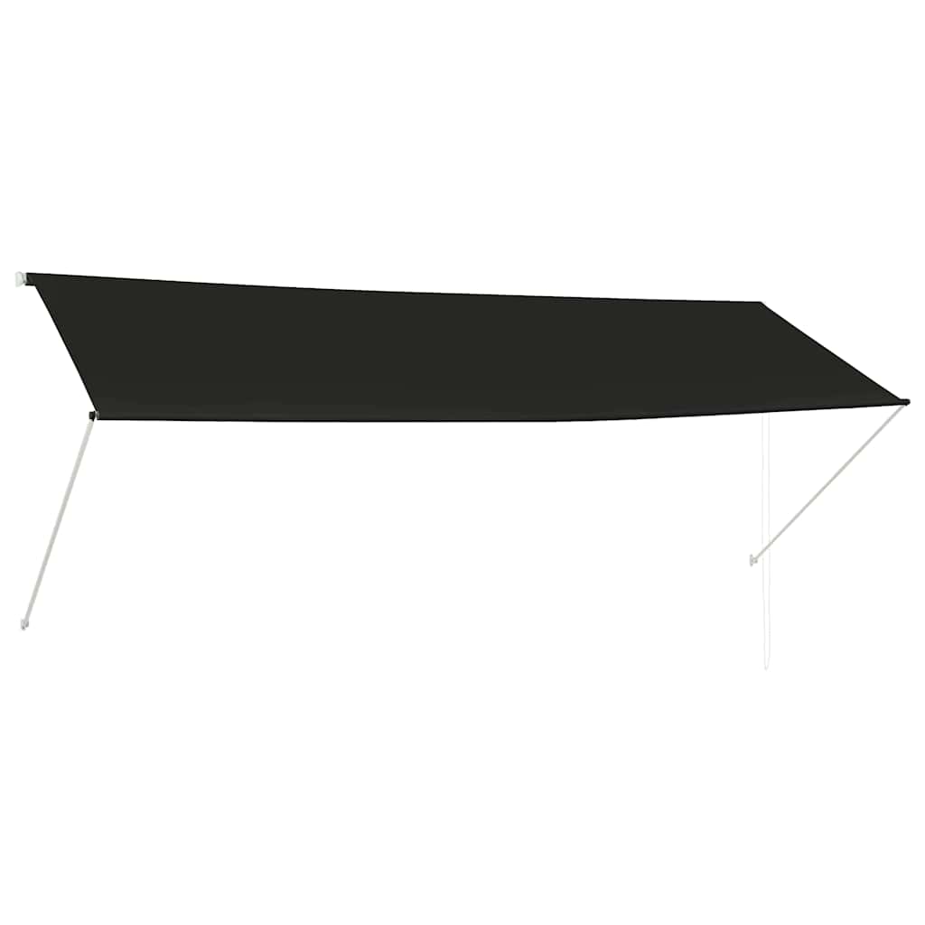 Einziehbare Markise 150×150 cm Blau und Weiß