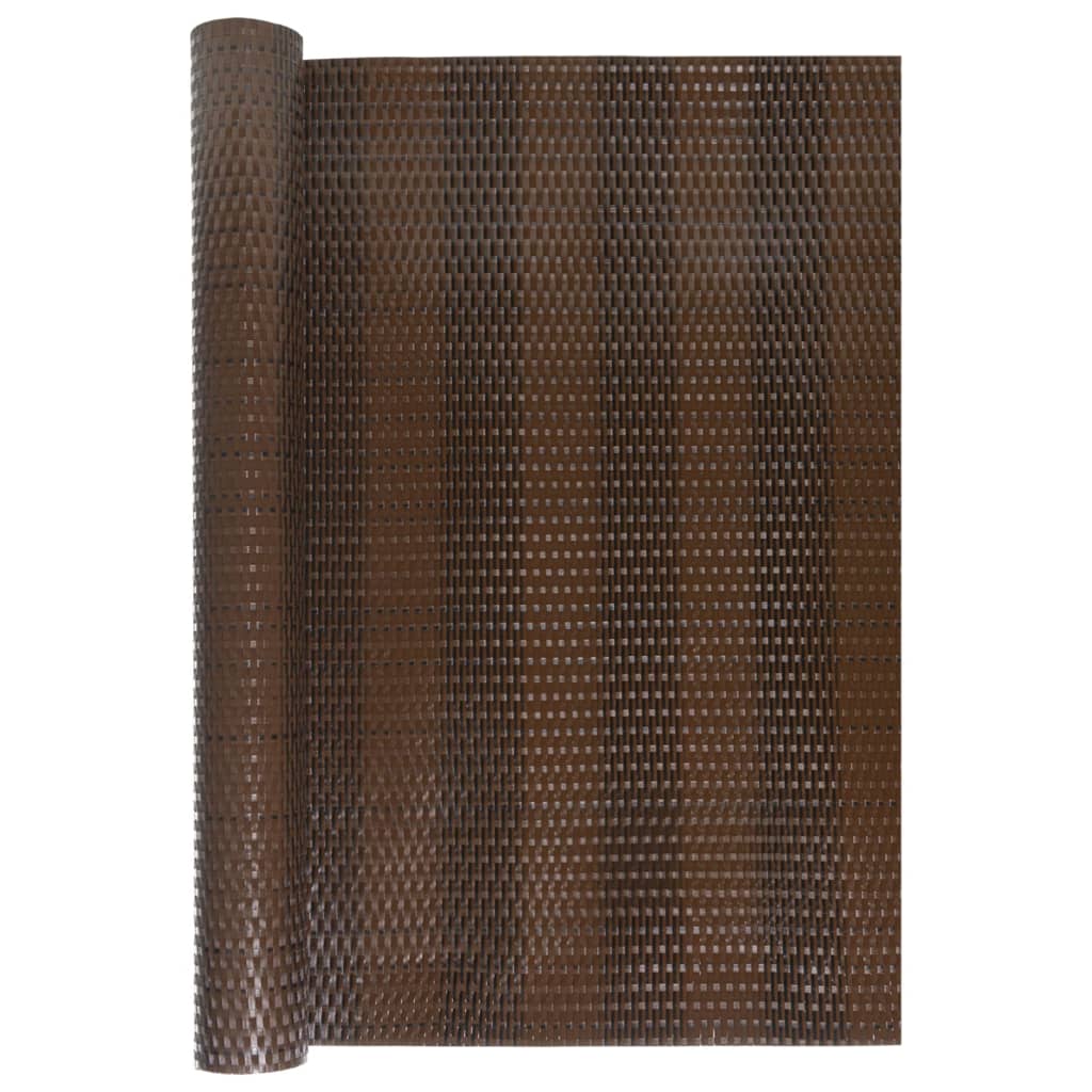 Balkon-Sichtschutz Anthrazit 300x90 cm Poly Rattan