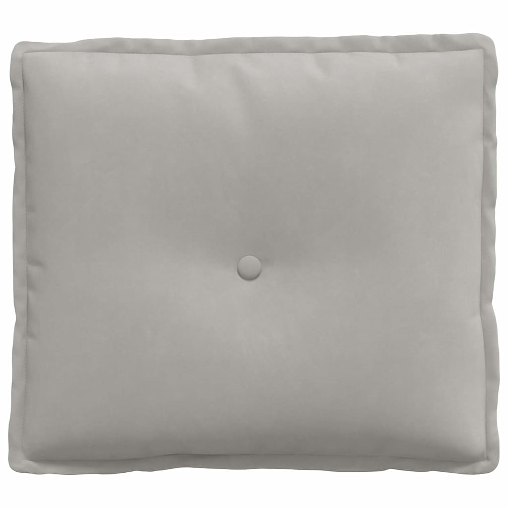 Rückenkissen Taupe 50 x 45 cm Mikrofaserstoff