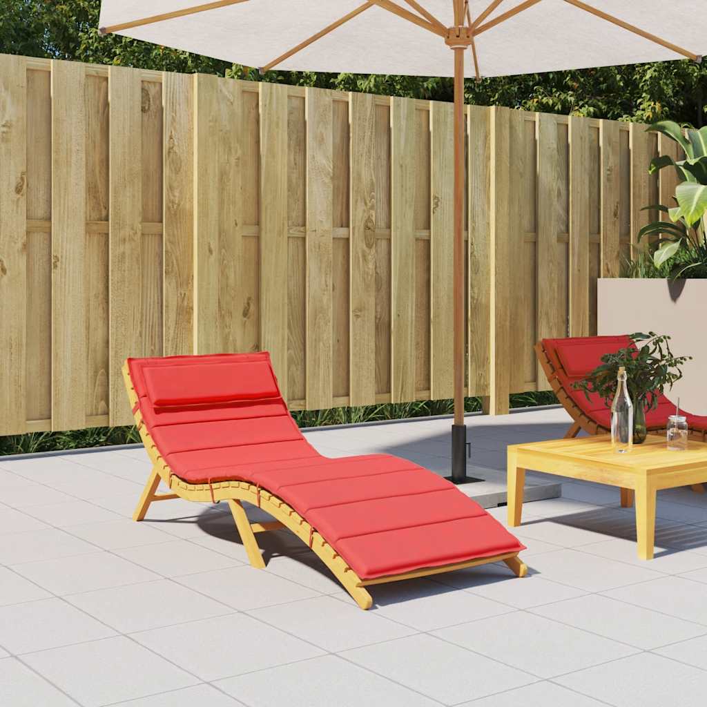 Sonnenliegen-Auflage Grau 180x60x4 cm Oxford-Gewebe