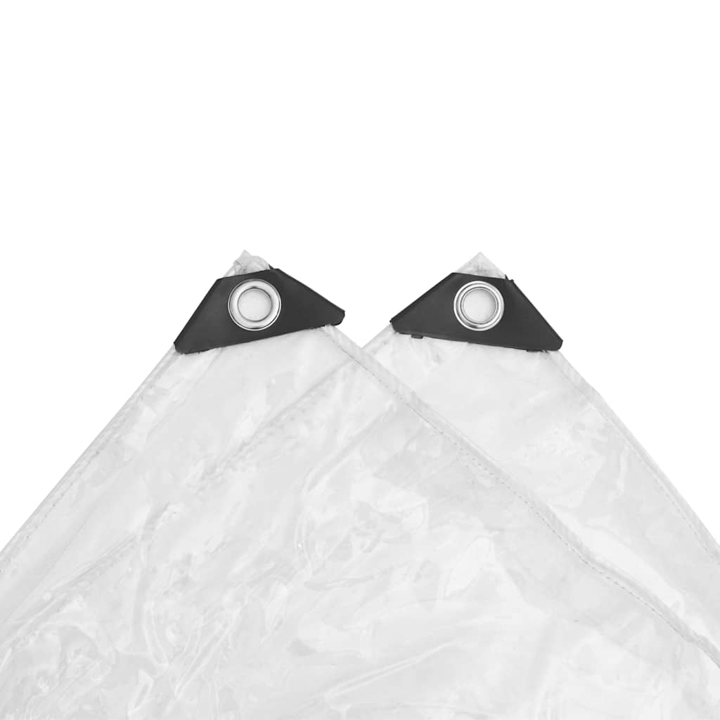 Transparente Plane mit Ösen 1x2 m PVC