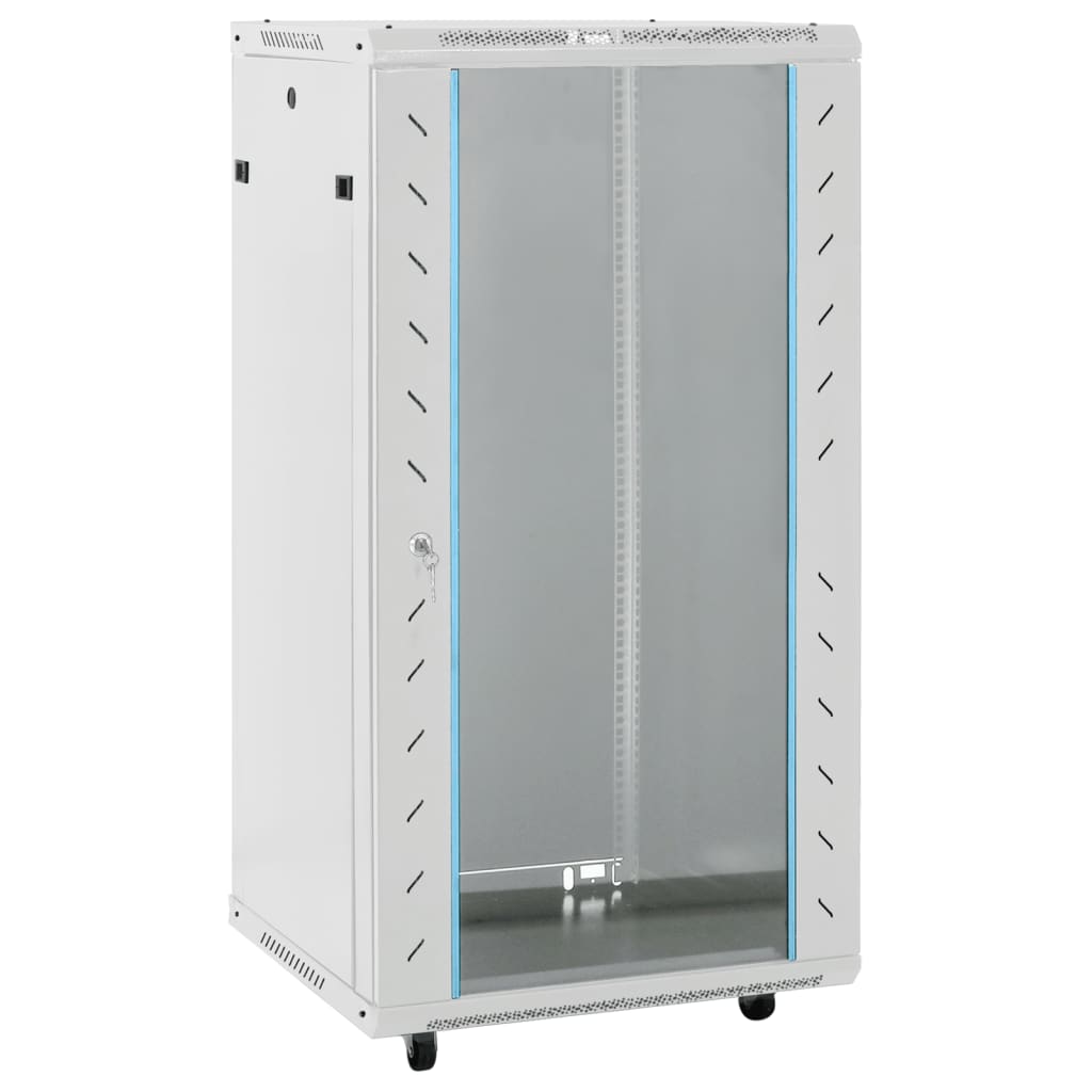 15HE Netzwerkschrank mit Schwenkfüßen 19" IP20 60x45x86 cm