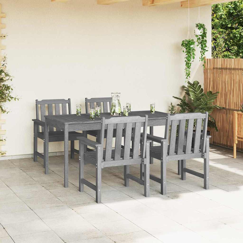 Gartenstuhl 4 pcs Weiß 65,5 x 59 x 88 cm Polyethylen
