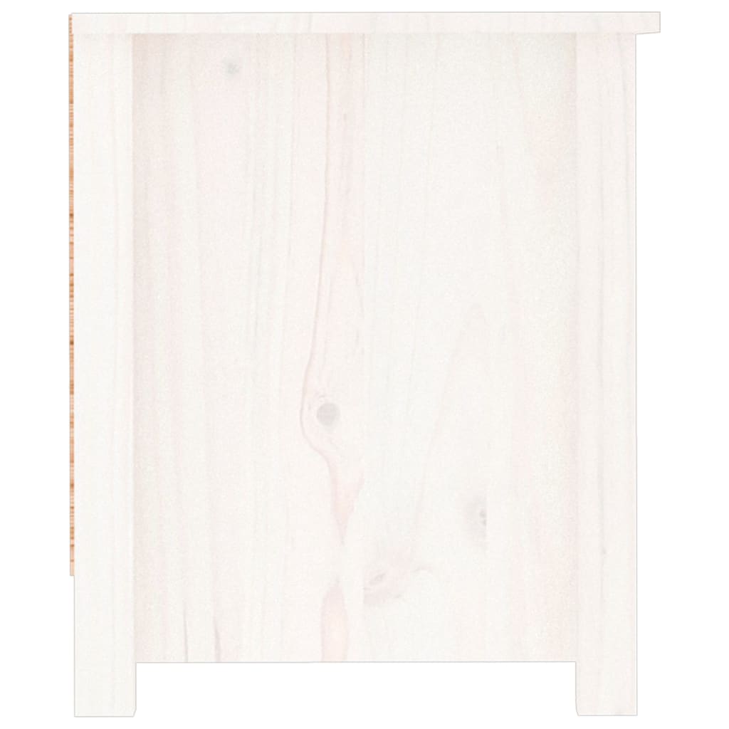 Schuhschrank 110x38x45,5 cm Massivholz Kiefer