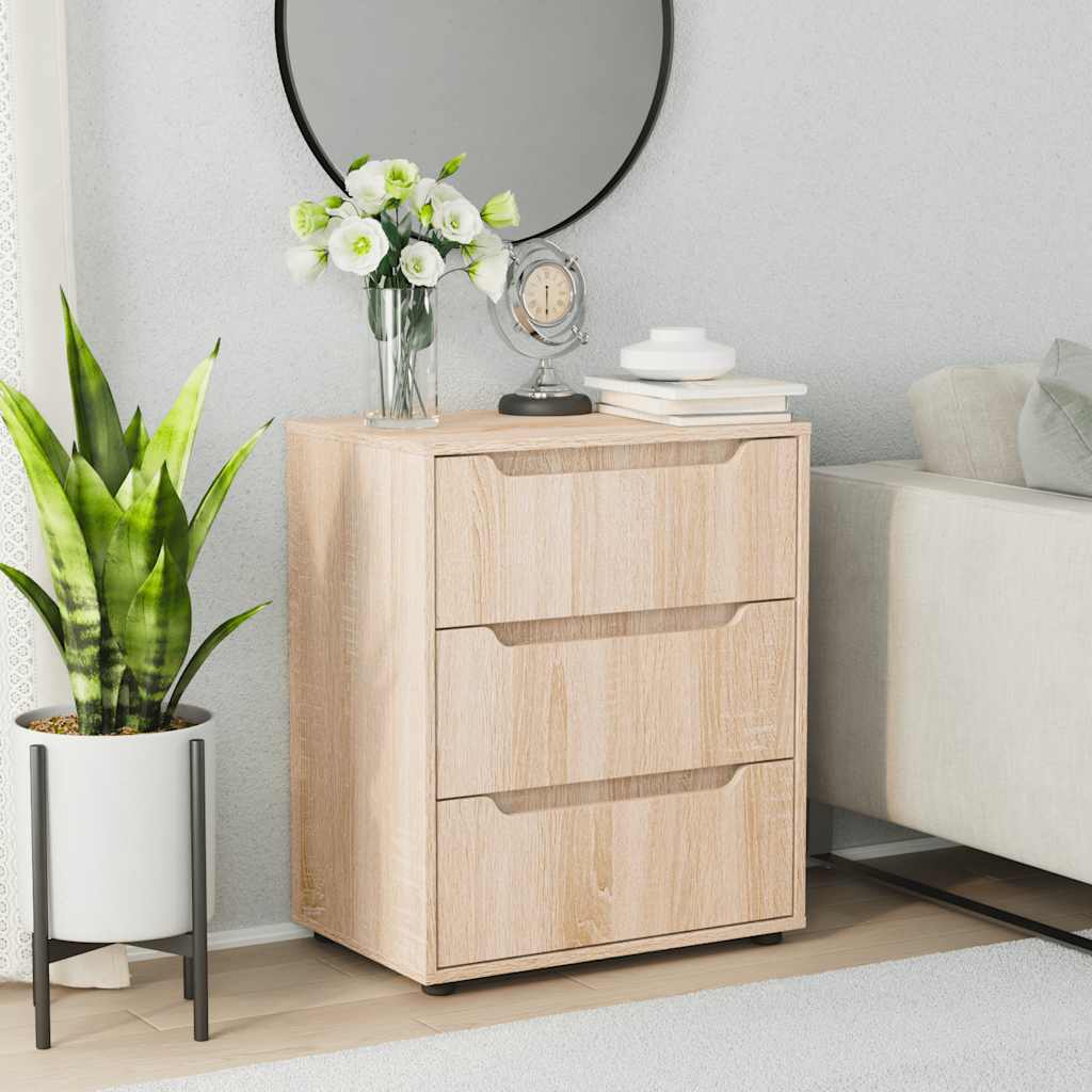 Sideboard VISNES Weiß 60x40x73 cm Holzwerkstoff