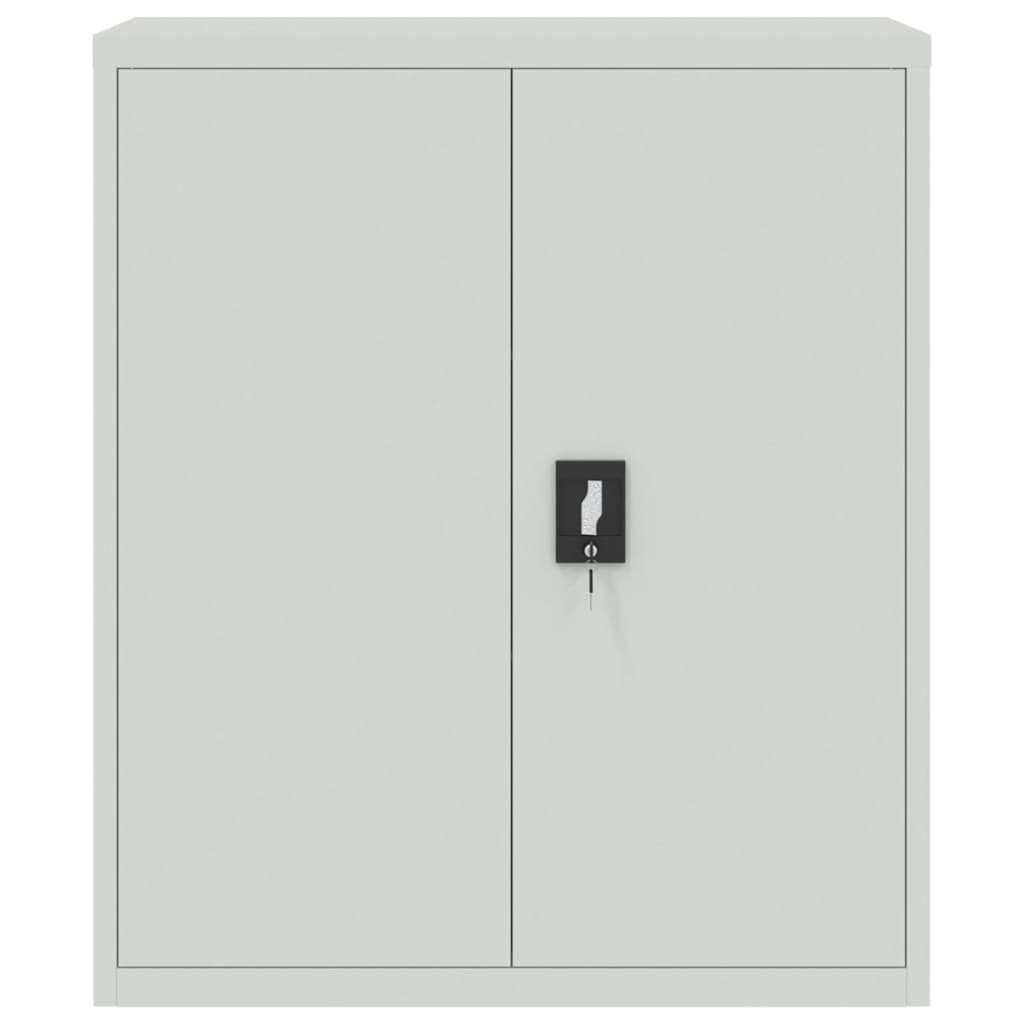 Aktenschrank Weiß 90x40x110 cm Stahl