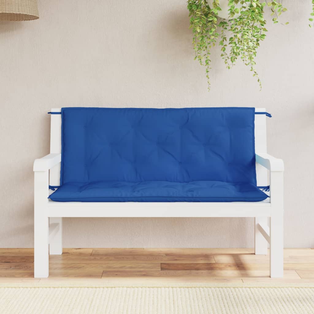 Gartenbank-Auflagen 2 Stk. Königsblau 100x50x7 cm Oxford-Gewebe