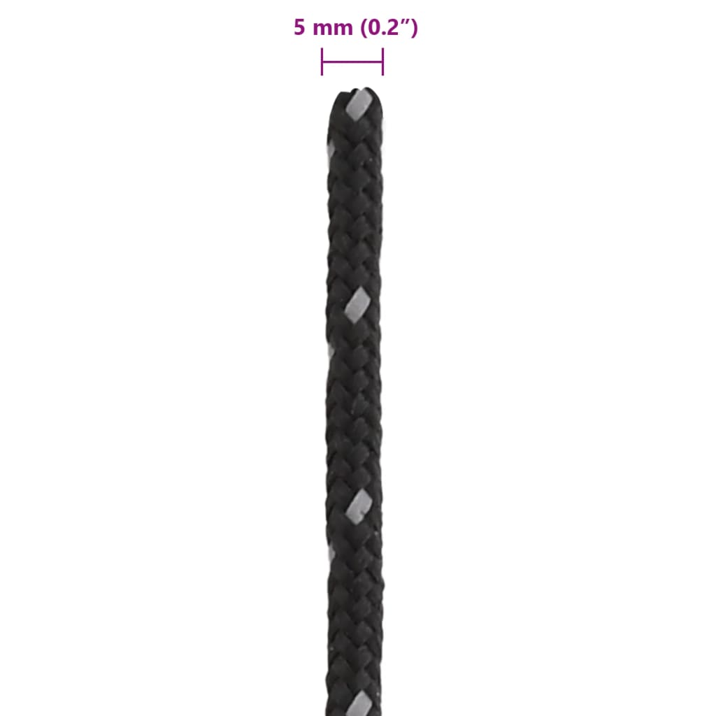 Zeltleine Reflektierend mit Seilspannern 50 m 3 mm