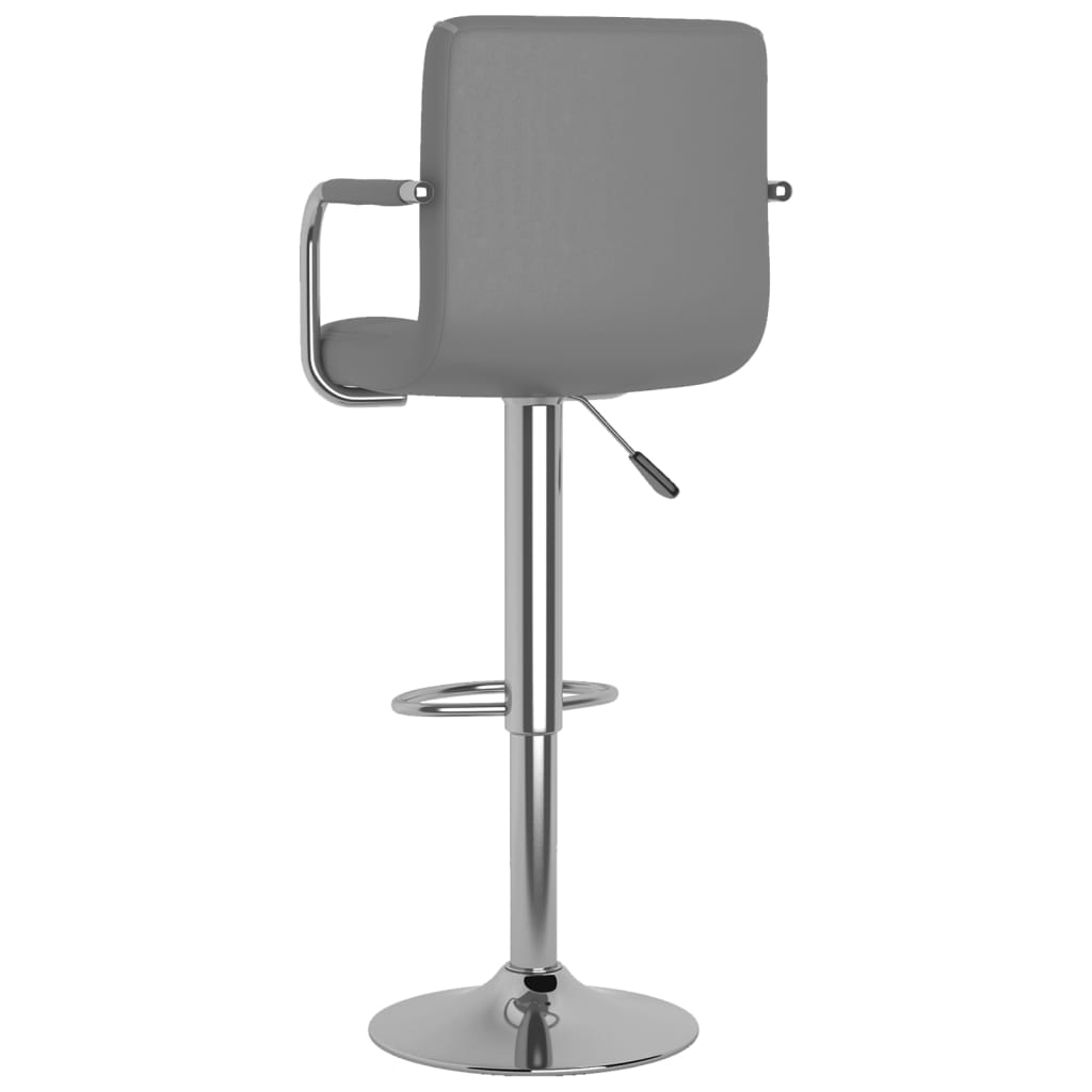 Barhocker 2 Stk. Rot Kunstleder