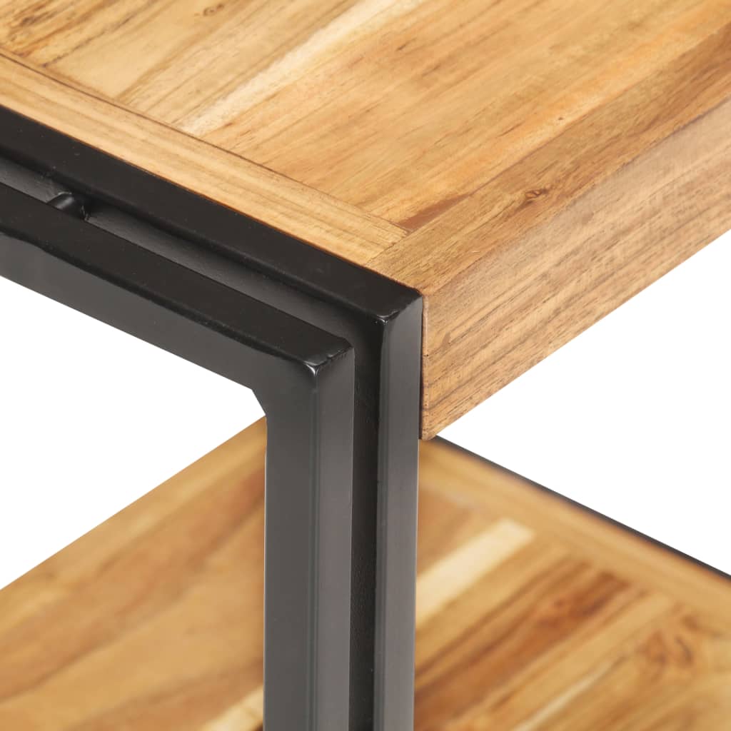 Beistelltisch 40x30x40 cm Raues Mangoholz