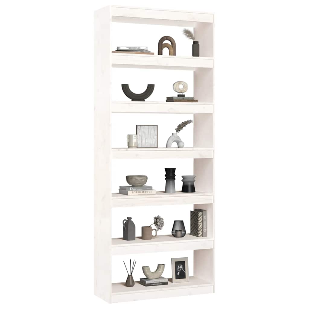 Bücherregal/Raumteiler 80x30x71,5 cm Massivholz Kiefer