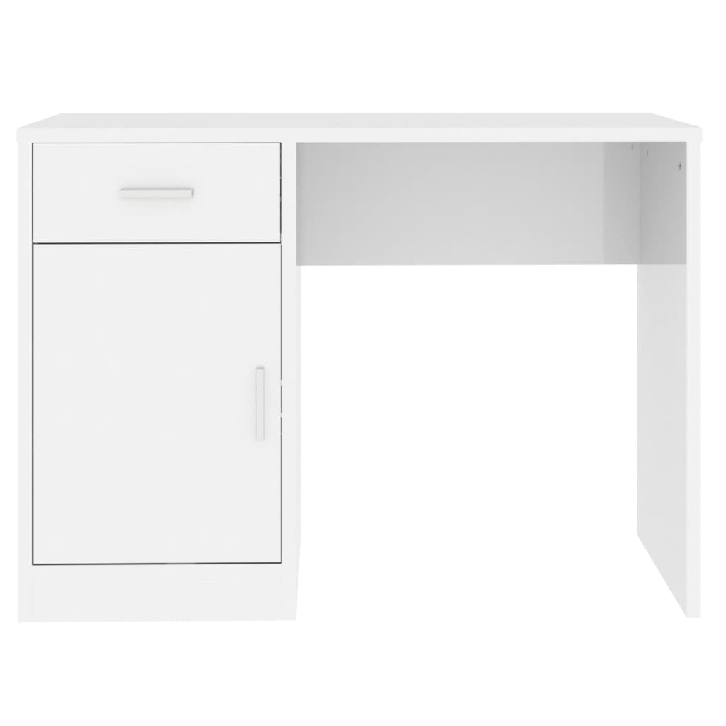 Schreibtisch mit Schublade und Schrank Eiche 100x40x73 cm