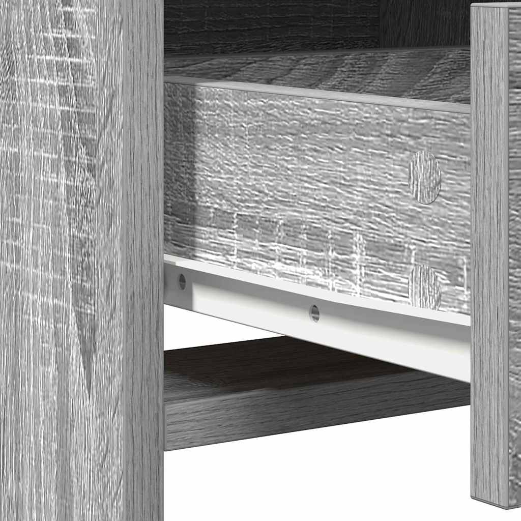 Schminktisch mit Regal Weiß 78,5 x 41 x 135 cm Holzwerkstoff