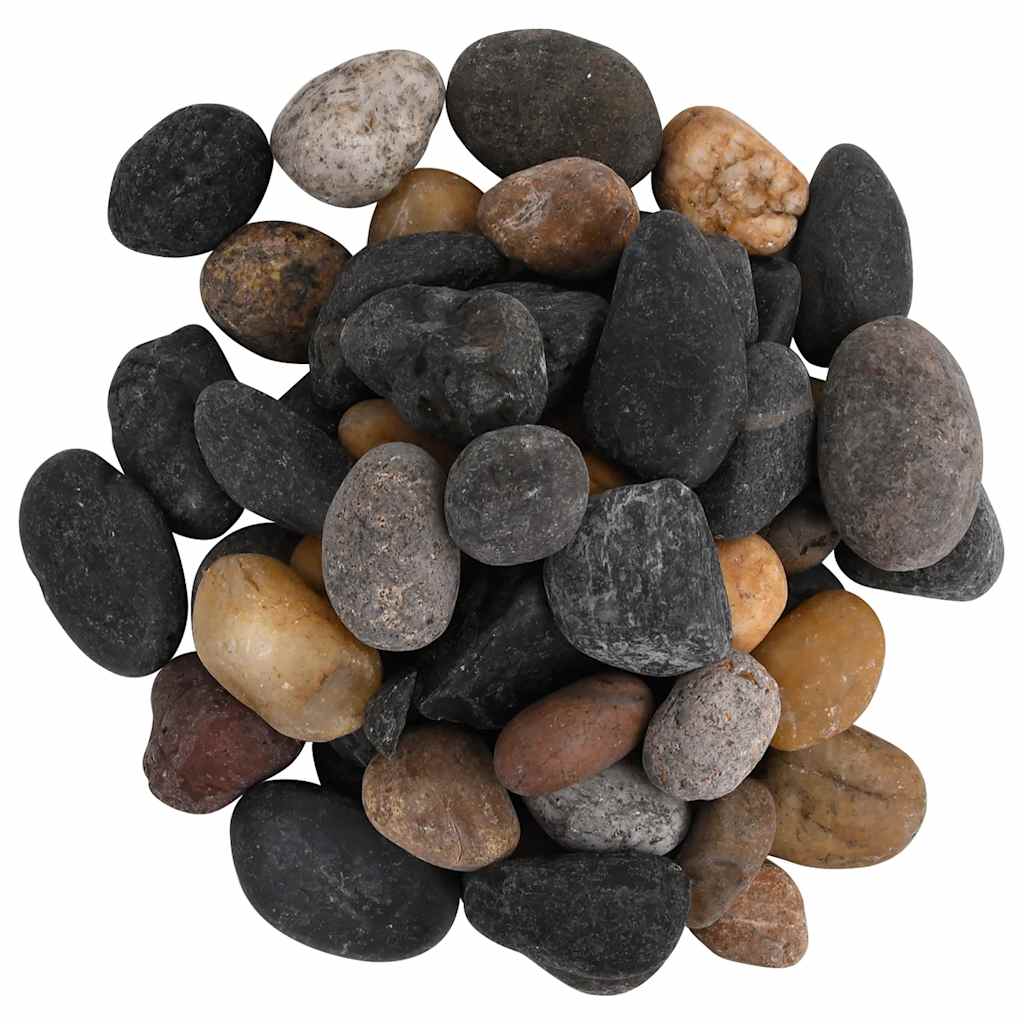 Polierte Kiesel 10 kg Mehrfarbig 2-5 cm