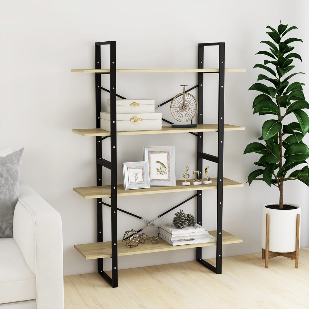 Bücherregal 2 Fächer Weiß 100x30x70 cm Holzwerkstoff