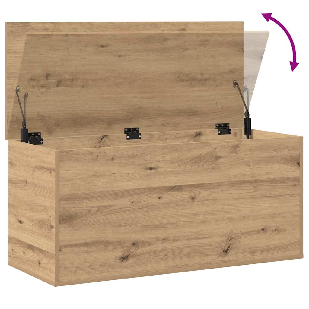 Aufbewahrungstruhe Weiß 84x42x46 cm Holzwerkstoff