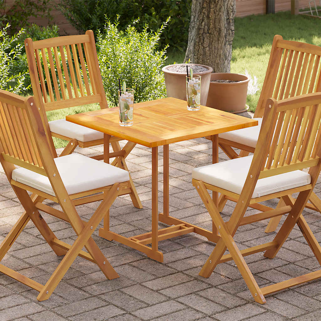 Tischplatte Massivholz Teak Rund 2,5 cm 40 cm