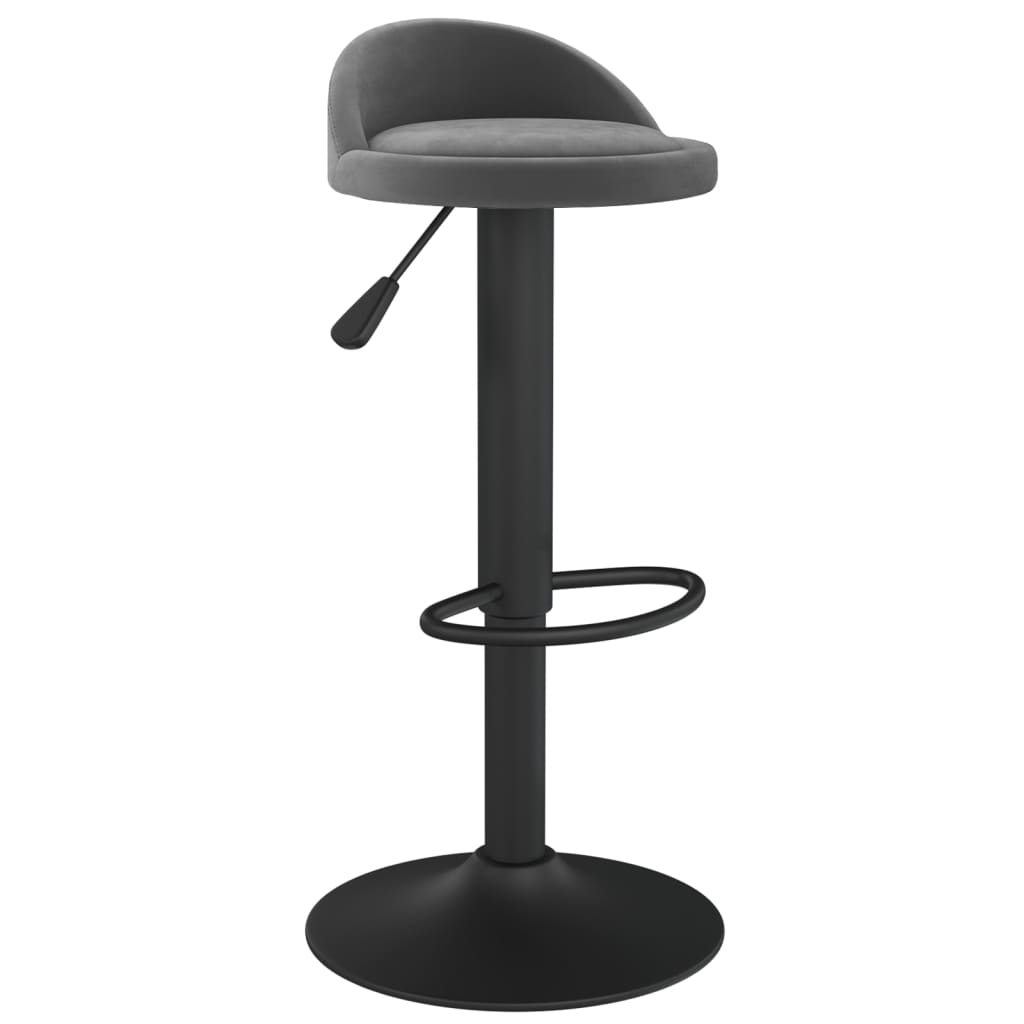 Barhocker Dunkelgrün Samt