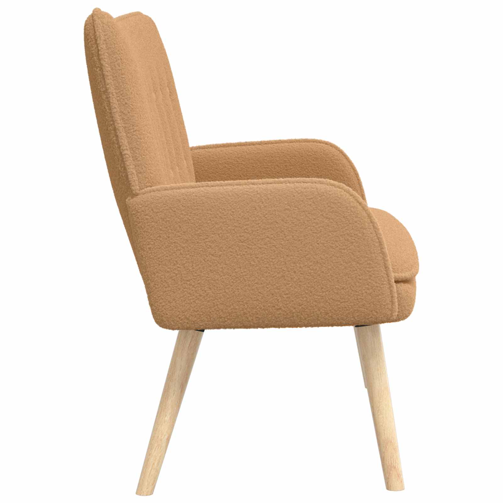 2-Sitzer Sofa Hellgrau 115 x 61 x 87 cm Bouclé