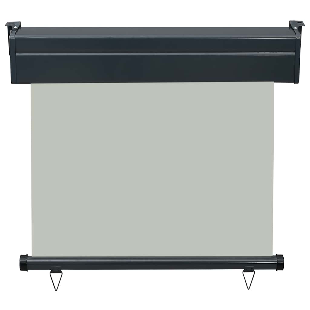 Balkon Seitenmarkise 60 x 250 cm 100% Polyester Eisen Stahl