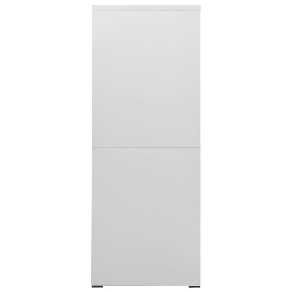 Aktenschrank Weiß 46x62x72,5 cm Stahl