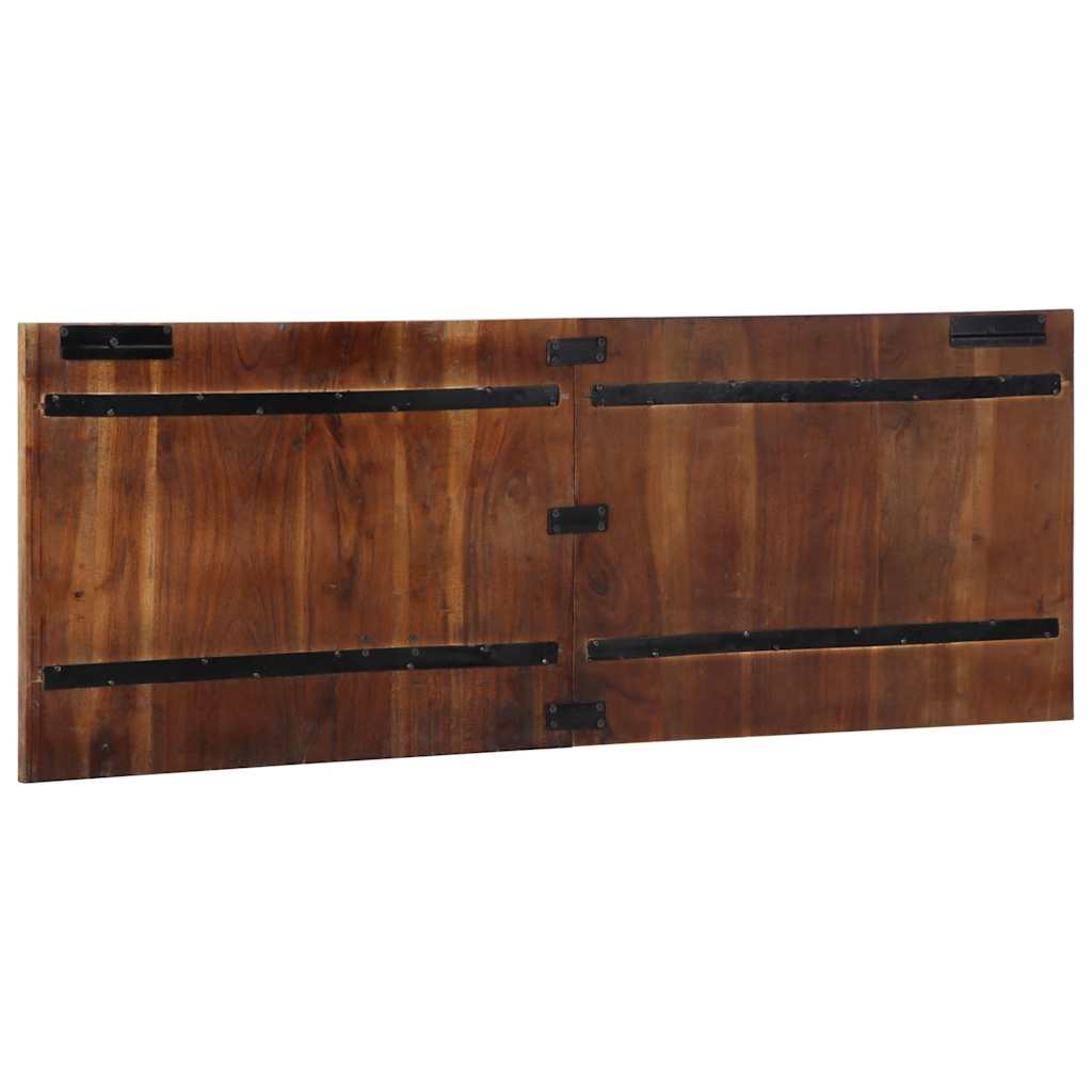 Kopfteil Mehrfarbig 160 cm Massivholz Altholz