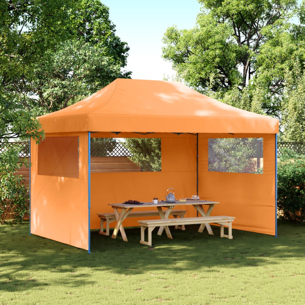Partyzelt Faltbar Pop-Up Beige 410x279x315 cm