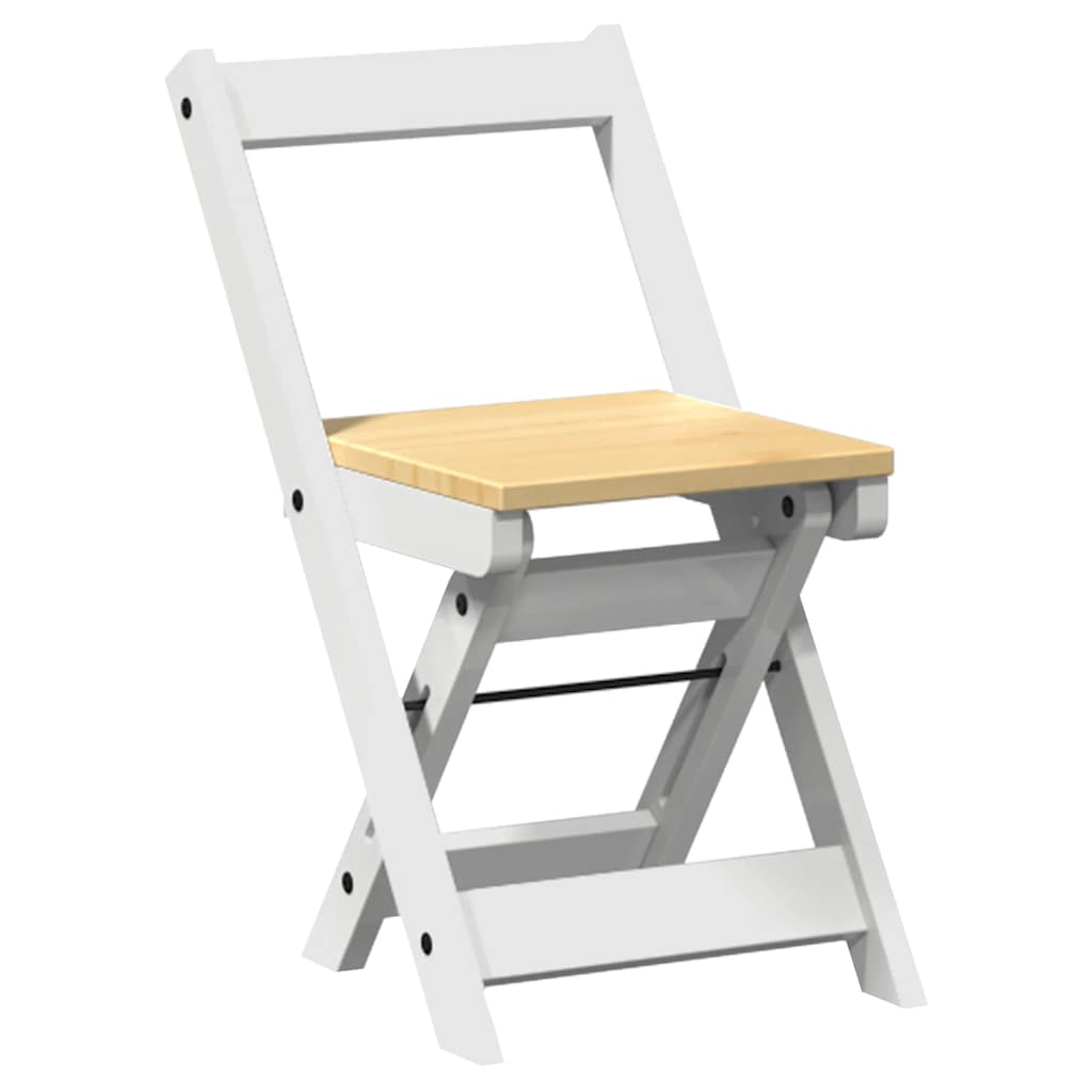 Esszimmerstühle Klappbar 4 Stk. Corona Wachsbraun Massivholz