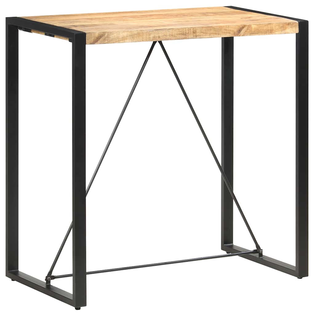 Bartisch 110 x 60 x 110 cm Massivholz Mango