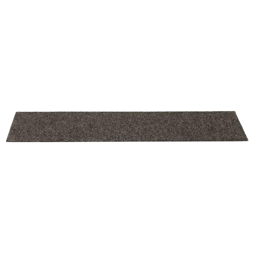 Stufenmatten Selbstklebend 15 Stk. 60x25 cm Hellbraun Rechteckig