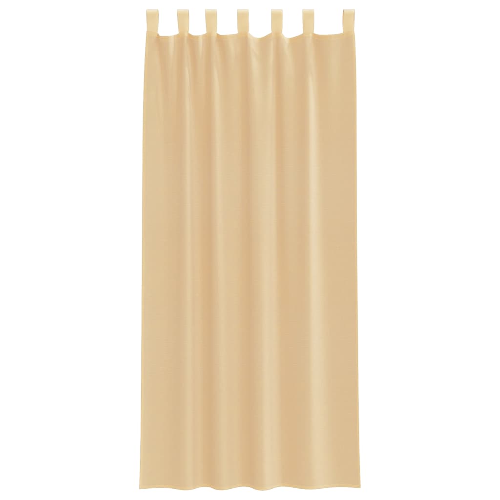 Voile Vorhänge mit Ösen 2 Stk. Apfelgrün 140x140 cm