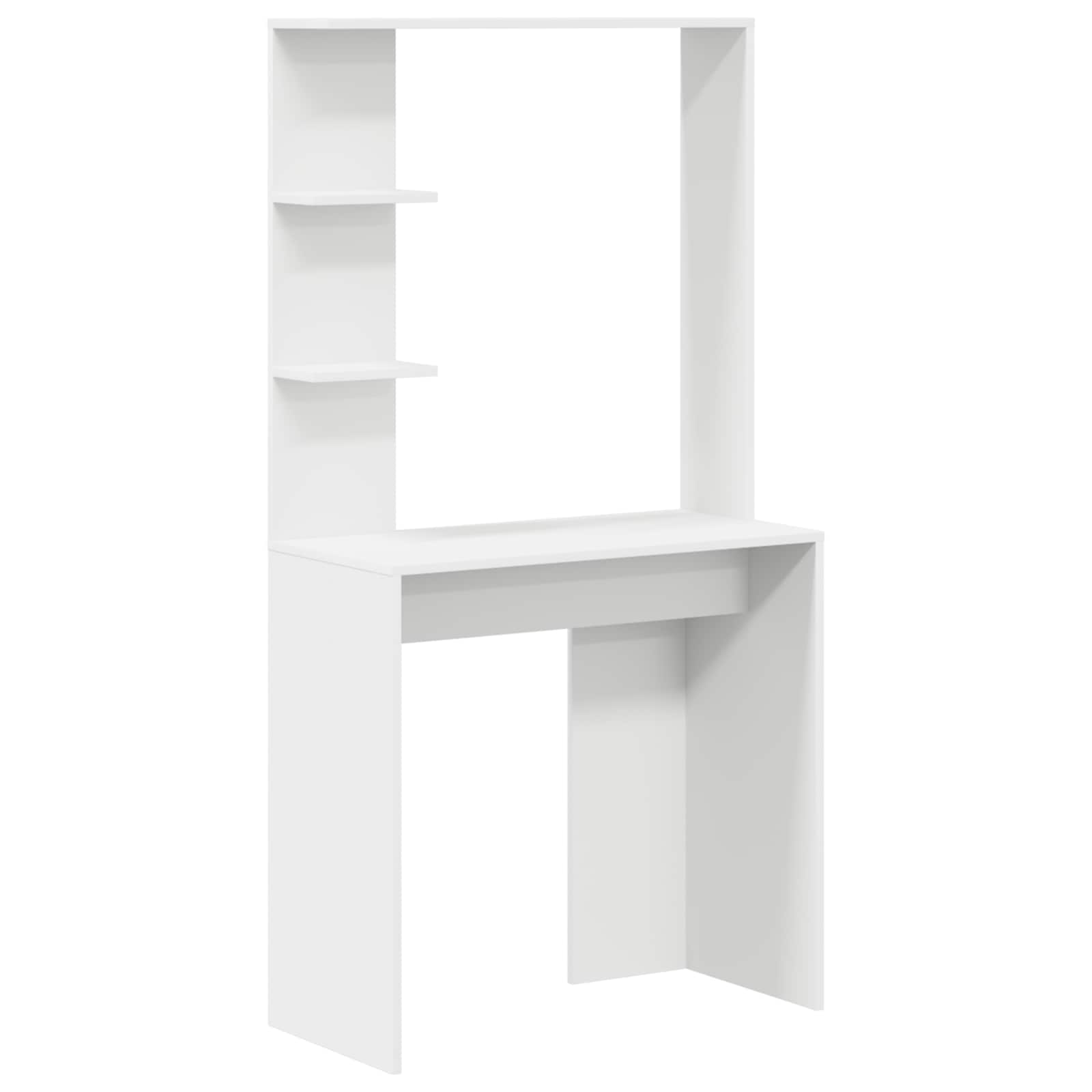 Schreibtisch 2 pcs Schwarz Eichen-Optik