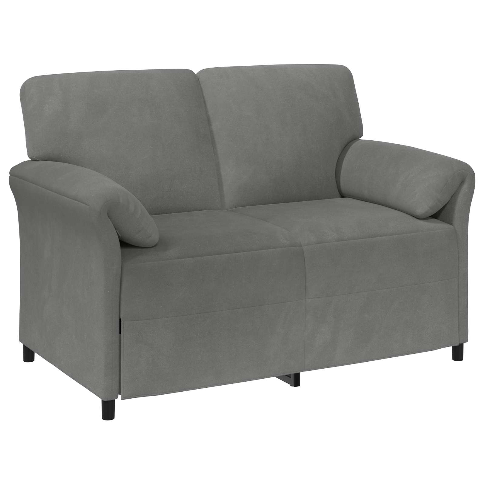 1-Sitzer Sofa Hellgrau 88 x 83 x 95 cm Samt