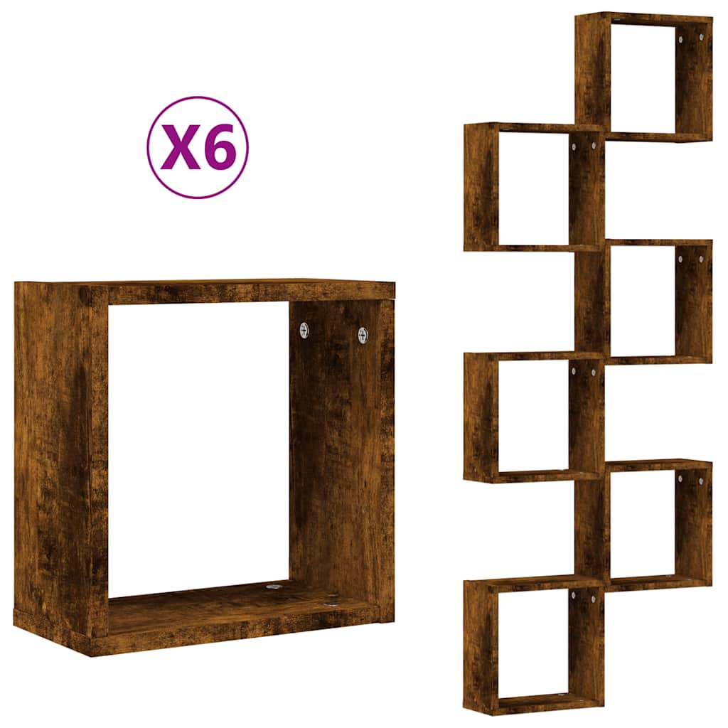 Würfelregale 2 Stk. Weiß 30x15x30 cm