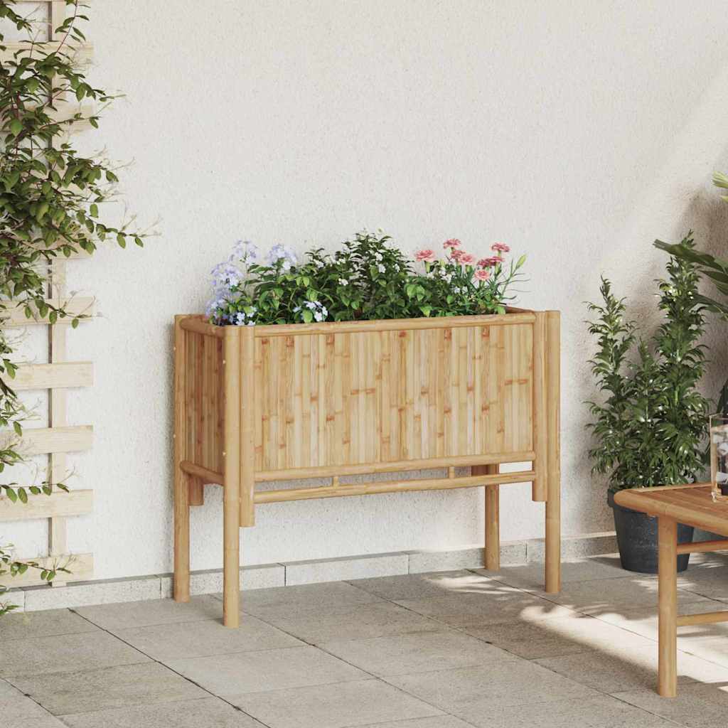 Hochbeet Braun 70 x 35 x 70 cm Bambus