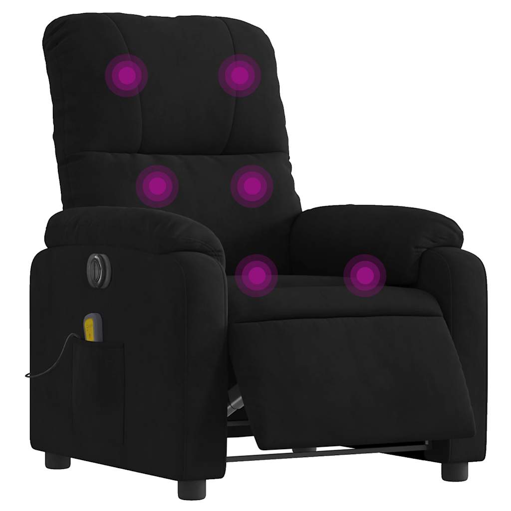 Relaxsessel Elektrisch Braun Mikrofasergewebe