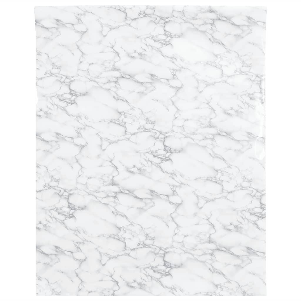 Möbelfolien Selbstklebend Marmor-Optik Schwarz 90x500 cm PVC